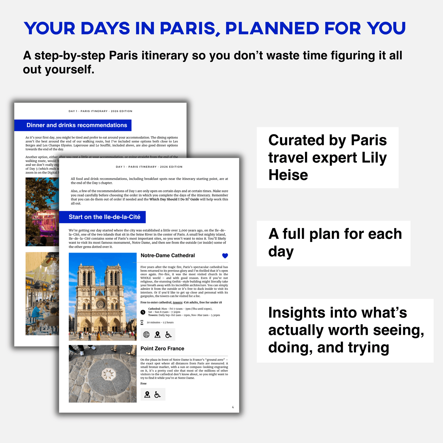 Paris Itinerary 2026
