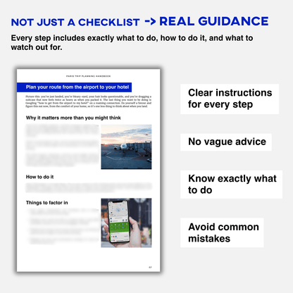 Paris Trip Planning Handbook
